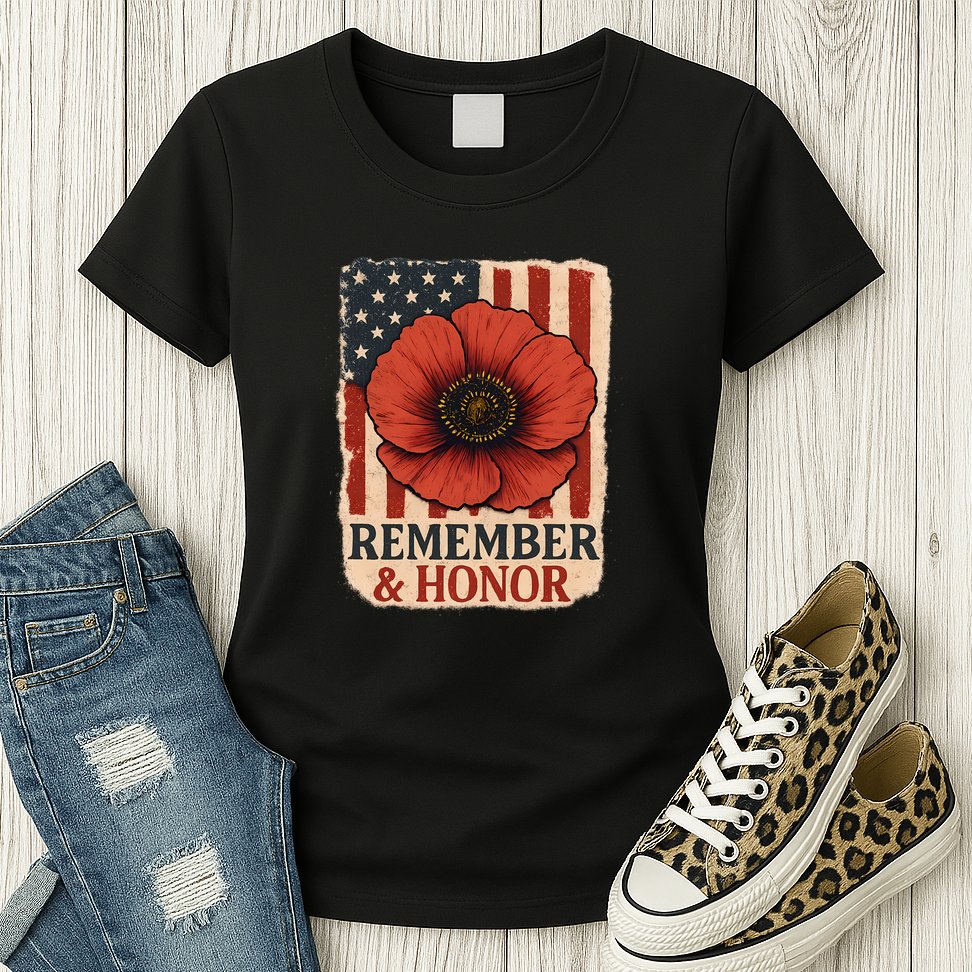 Remember & Honor Womens T-Shirt