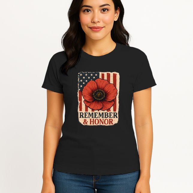 Remember & Honor Womens T-Shirt