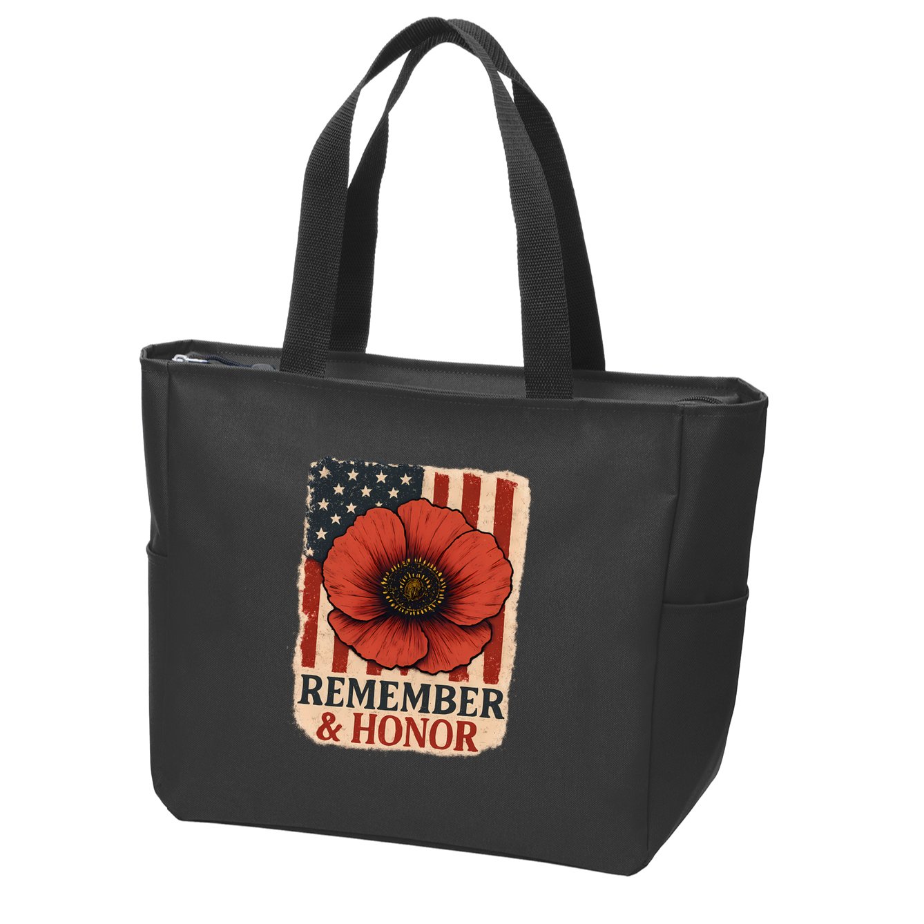 Remember & Honor Zip Tote Bag