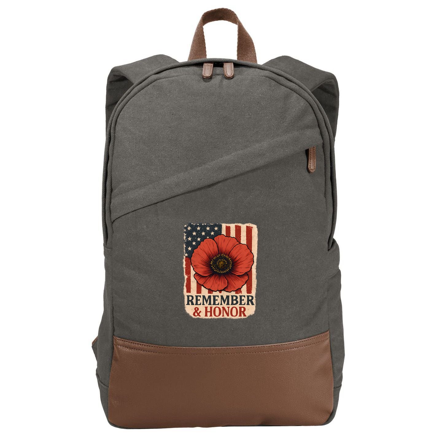 Remember & Honor Cotton Canvas Backpack