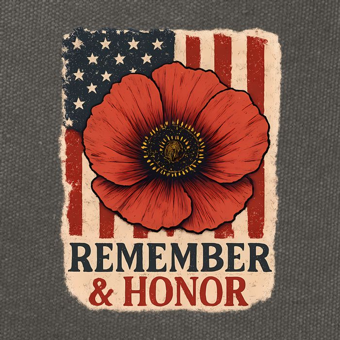 Remember & Honor Cotton Canvas Backpack
