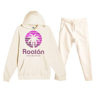 Roatan Honduras Premium Hooded Sweatsuit Set