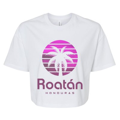 Roatan Honduras Bella+Canvas Jersey Crop Tee