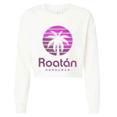 Roatan Honduras Cropped Pullover Crew