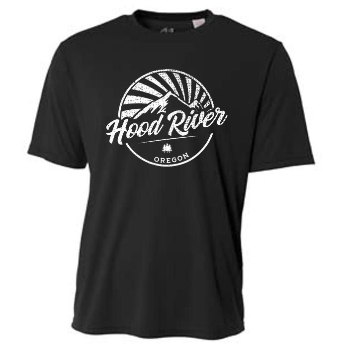 Retro Hood River Oregon Cooling Performance Crew T-Shirt