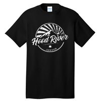 Retro Hood River Oregon Tall T-Shirt