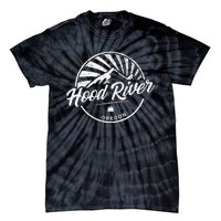 Retro Hood River Oregon Tie-Dye T-Shirt