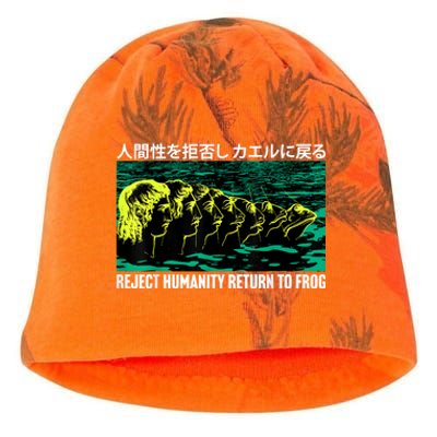 Reject Humanity Return To Frog Japanese Kati - Camo Knit Beanie