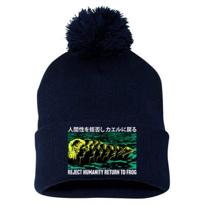 Reject Humanity Return To Frog Japanese Pom Pom 12in Knit Beanie