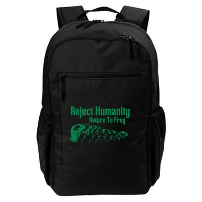 Reject Humanity Return To Frog Backpack