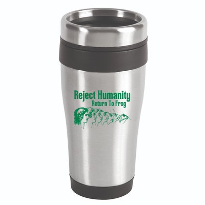Reject Humanity Return To Frog 16oz Travel Tumbler