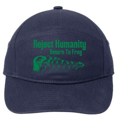 Reject Humanity Return To Frog 7-Panel Snapback Hat