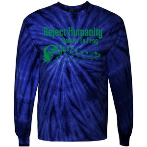 Reject Humanity Return To Frog Tie-Dye Long Sleeve Shirt