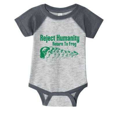 Reject Humanity Return To Frog Infant Baby Jersey Bodysuit