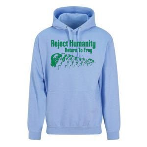 Reject Humanity Return To Frog Unisex Surf Hoodie