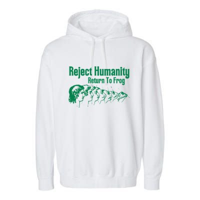 Reject Humanity Return To Frog Garment-Dyed Fleece Hoodie