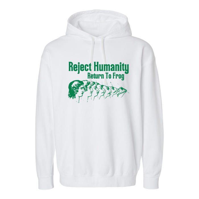 Reject Humanity Return To Frog Garment-Dyed Fleece Hoodie