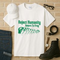 Reject Humanity Return To Frog Tall T-Shirt