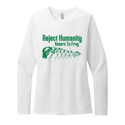 Reject Humanity Return To Frog Womens CVC Long Sleeve Shirt