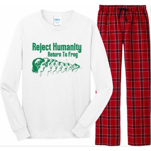 Reject Humanity Return To Frog Long Sleeve Pajama Set