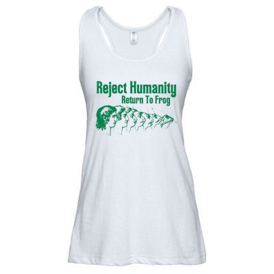 Reject Humanity Return To Frog Ladies Essential Flowy Tank