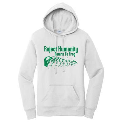 Reject Humanity Return To Frog Women's Pullover Hoodie