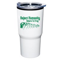 Reject Humanity Return To Frog Tumbler