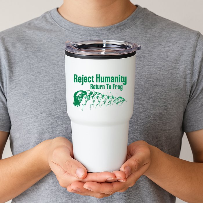 Reject Humanity Return To Frog Tumbler