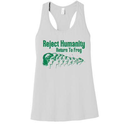 Reject Humanity Return To Frog Women's Racerback Tank