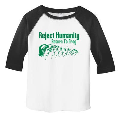 Reject Humanity Return To Frog Toddler Fine Jersey T-Shirt