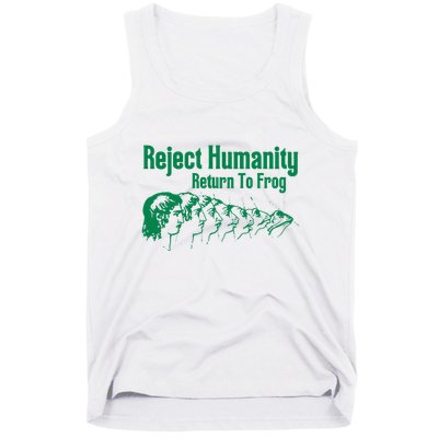 Reject Humanity Return To Frog Tank Top