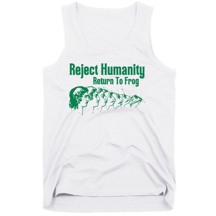 Reject Humanity Return To Frog Tank Top