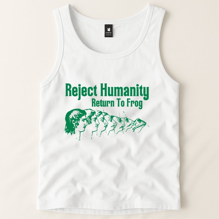 Reject Humanity Return To Frog Tank Top