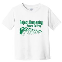 Reject Humanity Return To Frog Toddler T-Shirt