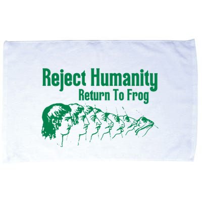 Reject Humanity Return To Frog Microfiber Hand Towel