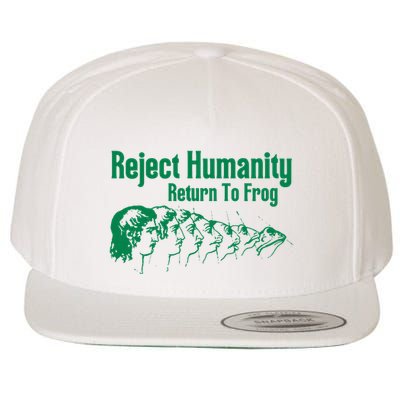 Reject Humanity Return To Frog Wool Snapback Cap