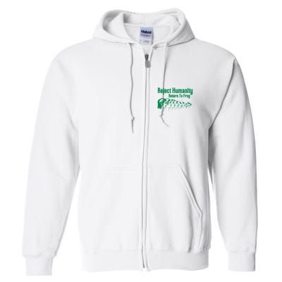 Reject Humanity Return To Frog Full Zip Hoodie