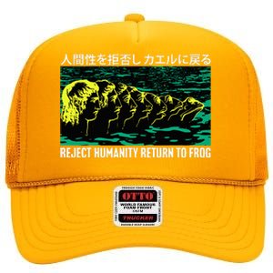 Reject Humanity Return To Frog Japanese High Crown Mesh Back Trucker Hat