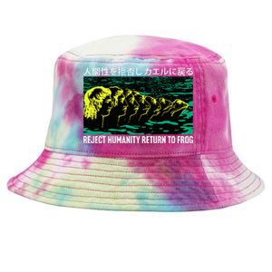 Reject Humanity Return To Frog Japanese Tie-Dyed Bucket Hat