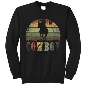 Retro Horseback Riding Rodeo Western Line Dance Horse Cowboy Sweatshirt