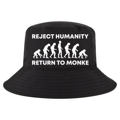 Reject Humanity Return To Monke Funny Meme Monkey Evolution Cool Comfort Performance Bucket Hat