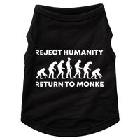 Reject Humanity Return To Monke Funny Meme Monkey Evolution Doggie Tank
