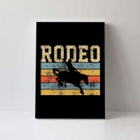 Rodeo Horse Riding Retro Western Country Canvas