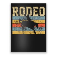 Rodeo Horse Riding Retro Western Country Poster