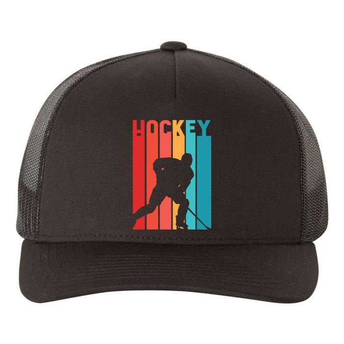 Retro Hockey Yupoong Adult 5-Panel Trucker Hat