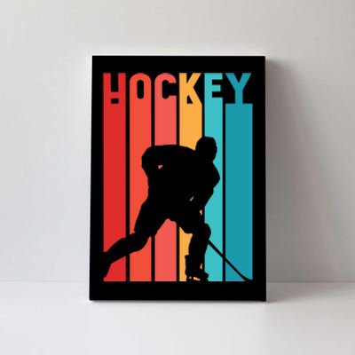 Retro Hockey Canvas