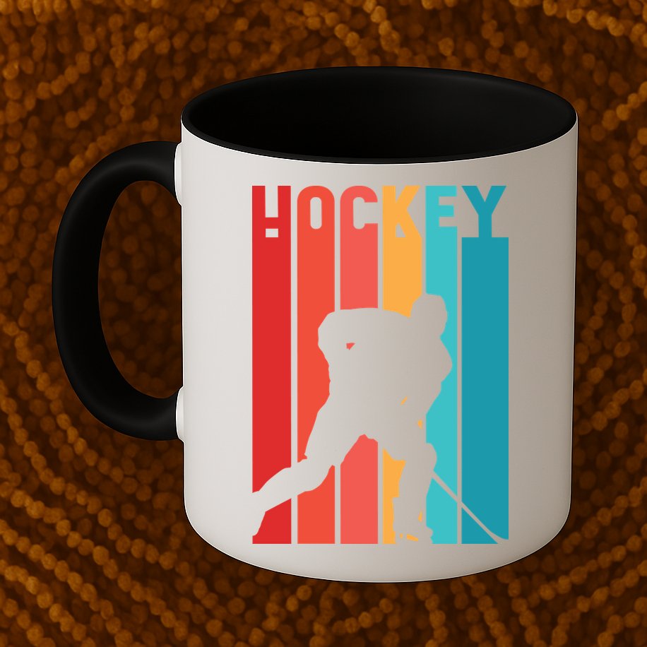 Retro Hockey Mug