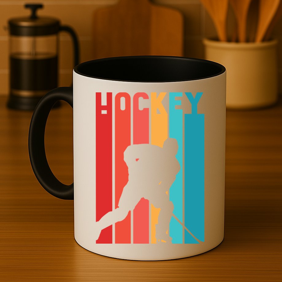Retro Hockey Mug