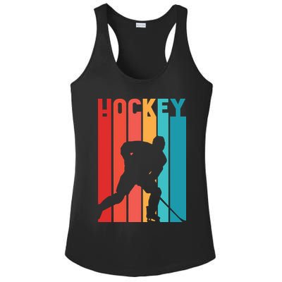 Retro Hockey Ladies PosiCharge Competitor Racerback Tank