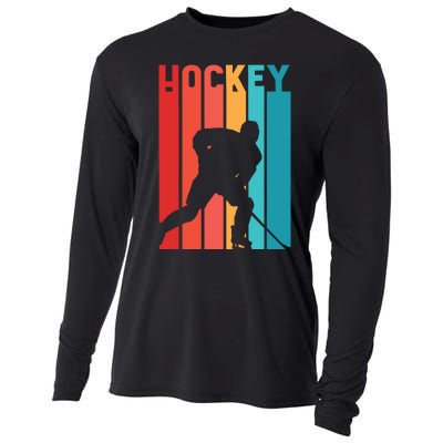 Retro Hockey Cooling Performance Long Sleeve Crew